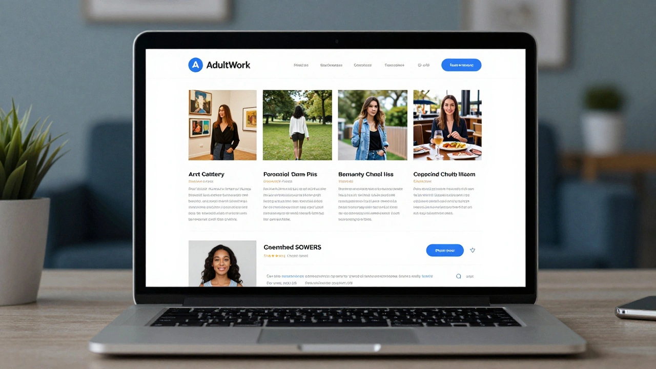 A professional escort profile on a trusted platform showing public photos and verified reviews, no explicit content.